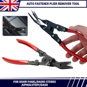 CAR TRIM CLIP REMOVAL PLIERS HEADLIGHT REPAIR DOOR PANEL RETAINER REMOVER TOOL - Picture 1 of 12