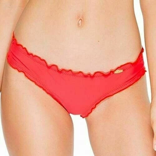 Braguita de bikini brasileña ondulada roja Luli Fama L1733 para mujer talla mediana Foto 1 de 1