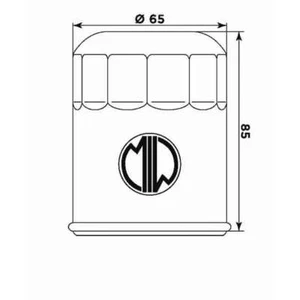 MS-3035159E02 FILTRO OLIO MEIWA BLADE 525 TGB ATV 26.8148 - Foto 1 di 1