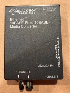 BLACK BOX CORP LE2122A-R4 / LE2122AR4 Media Converter - Picture 1 of 6