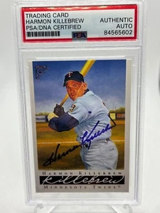 Harmon Killebrew 2003 Topps Gallery Hall of Fame Signed Autograph PSA DNA *02 - Picture 1 of 2