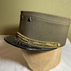 Original WWII French Army Brigadier General Kepi Hat De Gaulle
