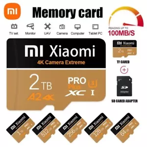 Xiaomi 1TB-1000GB 2TB-2000GB Micro SD Memory Card 64GB 128GB 256GB 512GB - Picture 1 of 12