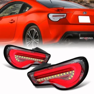 Luces traseras LED DRL para 13-20 Subaru BRZ/Scion FR-S carcasa cromada lente transparente - Imagen 1 de 5