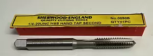 Sherwood 1/4"-20 UNC HSS Straight Flute Hand Tap Second 0850B - Picture 1 of 3