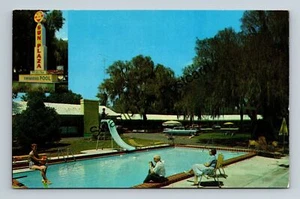 Postkarte Sun Plaza Motor Manor Highway 40 Silver Spring Blvd Florida - Bild 1 von 2