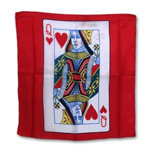 Silk 18 inch Queen of Heart Card from Magic by Gosh - Trick - Picture 1 of 1