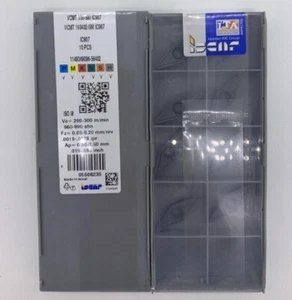10Pcs Iscar VCMT160402-SM IC907 turning blade Carbide insert - Picture 1 of 1