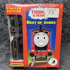 Thomas And Friends Best Of James VHS Tape Limited Edition Wooden Toy Train NEW - Picture 1 of 6
