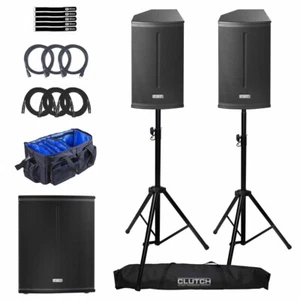 FBT X-PRO 110A Active 10" Speakers Pair with Compact 15" Subwoofer - Picture 1 of 12
