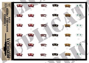 Diorama/Model Accessory - 1/35 Canadian Disposable Coffee Cups - Bild 1 von 1
