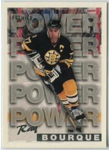 1994-95 O-Pee-Chee OPC #490 Ray Bourque Boston Bruins - Power at the Point - Picture 1 of 2