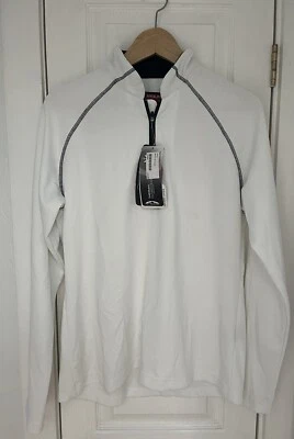 NWT WOMEN'S SUN MOUNTAIN PULLOVER, SIZE: L WHITE LONG SLEEVE GOLF - Изображение 1 из 4