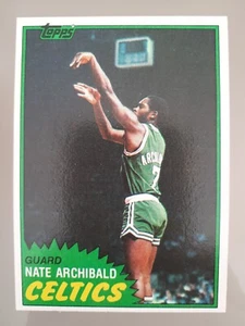 1981-82 Topps Basketball Nate Archibald #3 Boston Celtics Mint Lesen! - Bild 1 von 2