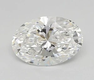 1.03 Ct OVAL Cut IGI Certified Lab Grown CVD Diamond E Color VVS2 Clarity - Picture 1 of 9