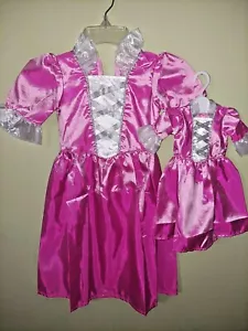 Girl and Doll Matching Princess Dresses (sizes 4-14) 18 inch doll - Picture 1 of 12