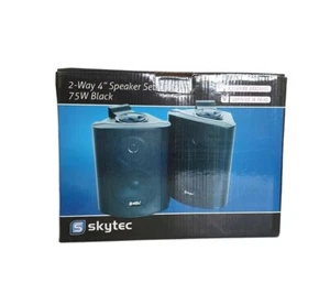 Skytec Coppia di diffusori da parete, Nero - Foto 1 di 2