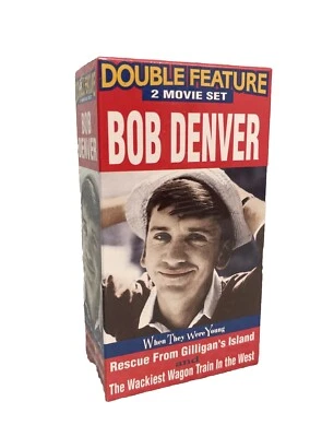 Factory Sealed VHS Double Feature 2 Movie Set Bob Denver When They Were Young - Image 1 of 4