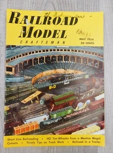 Railroad Model Craftsman MAY 1954 Vol. 22 No. 11 Trains Mancave Vintage Magazine - Picture 1 of 4