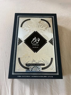 Nusuk Fawah -MIDNIGHT EDITION Fragrance Arabic Perfume Unisex 80ml NEW SEALED