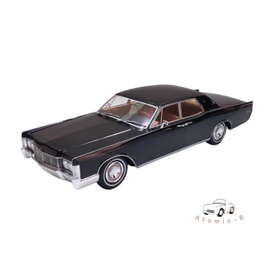 BOS 1:18 Lincoln Continental 1968 Black 4-Door Resin Luxury Sedan Model - Image 1 of 4