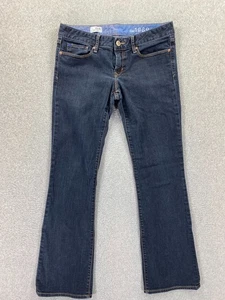 Gap Sexy Boot Cut Stretch Jeans Damen Größe 29/8R Low Rise Indigo Denim 30X30 - Bild 1 von 11