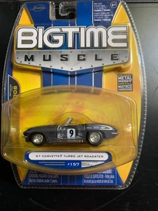 Nuevo en Paquete Jada Toys Bigtime Muscle 1967 Corvette Turbo Jet Roadster #157 Envío Gratuito - Imagen 1 de 2