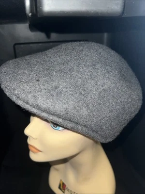APT. 9 Newsboy Cap 100% Wool Men's L/XL Charcoal Gray Cabbie Hat Driver Gatsby - Image 1 of 4