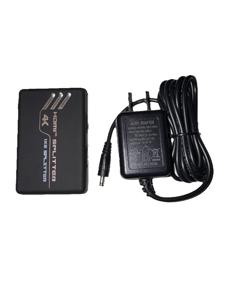 HDMI Splitter - 1 INPUT 2 OUTPUT 1080P RESOLUTION 2 WAY HDMI SPLITTER - Image 1 of 1