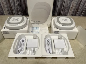 (2) Samsung Connect Home ET-WV520 Smart Wi-Fi Mesh Router Z Wave W/ Power Cords - Picture 1 of 8