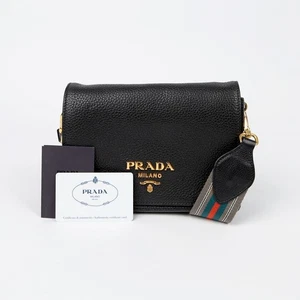 Prada Metal Logo Shoulder Crossbody Bag 1BD102 146234649 - Picture 1 of 13