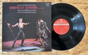 Khatcgaturian Vienna Philharmonic Spartacus/Gayaneh Ballet Japan'80 K15C-8045 NM - Picture 1 of 4