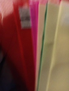 Blank Plastic Canvas 10Sheets 7 Count 10½ x 13 1/2 Color Full Sheet - Picture 1 of 1