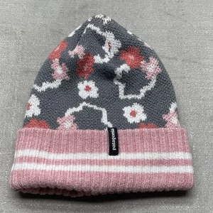 Patagonia Kinder Mädchen Beanie Mütze Floral Rosa - Bild 1 von 7
