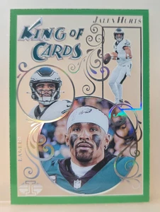 2023 Panini Illusions Football King of Cards #8 (Green) JALEN HURTS - Picture 1 of 2