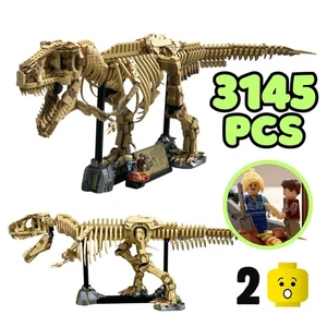 3145pcs T Rex Dinosaur Fossil 100cm Building Blocks Statue Display Toy Gift Set - Picture 1 of 12