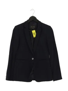 Massimo Dutti Women's Blazer UK 8 Blue Viscose with Other Overcoat - Picture 1 of 5