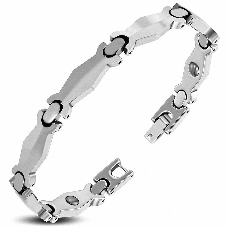 Armband Herren Wolfram Mit Kettenglieder Geometrische 137 - Bild 1 von 1