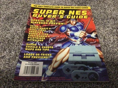 Super NES Buyer's Guide Winter 1991  - Super Nintendo Magazine - Image 1 of 4