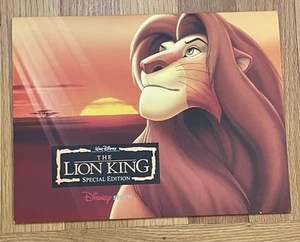 Disney Store The Lion King Special Edition 4 Lithographs Prints Portfolio - Picture 1 of 7
