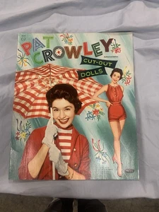ORIGINAL 1955 PAT CROWLEY UNGESCHNITTENE PAPIERPUPPEN AUSGESCHNITTENE PUPPEN WHITMAN PUB. CO - Bild 1 von 8