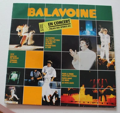 Daniel Balavoine, en concert - Palais des Sports 84 ,  33 tours - Photo 1/2