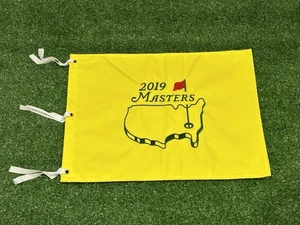 Official Masters Golf Pin Flag 2019 Winner Tiger Woods Unsigned New - Picture 1 of 3