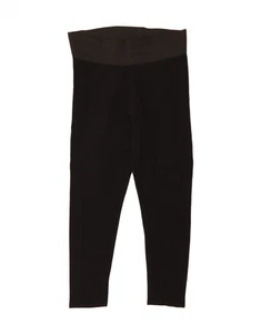 ZARA Womens High Waist Leggings UK 18 XL Black BP04 - Picture 1 of 3
