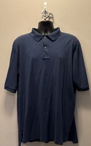 Ralph Lauren Golf Polo Size XLT Blue With Green Pony 100% Cotton - Picture 1 of 4