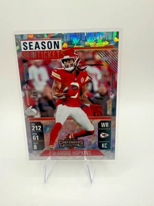 2024 Panini Contenders  DeAndre Hopkins #97 silver  Season Ticket 14/25 Chiefs - Picture 1 of 2