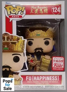 124 Fu (Happiness) Asia - The Three Immortals - 2021 Box Damaged Funko POP - Picture 1 of 4