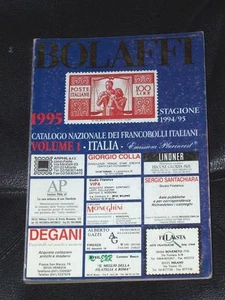 BOLAFFI CATALOGO FRANCOBOLLI ITALIANI 1994/95 VOL.1 ITALIA/EMISSIONI PLURINVEST - Foto 1 di 1