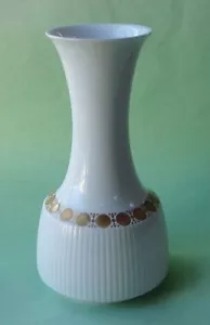 ROSENTHAL Op-Art TAPIO WIRKKALA MODULATION modernistisches Design Porzellan hohe VASE - Bild 1 von 4