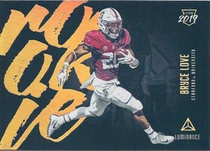 Inserto Panini Luminance 2019 BRYCE LOVE Stanford / Washington Redskins Rook #L9 - Foto 1 di 2